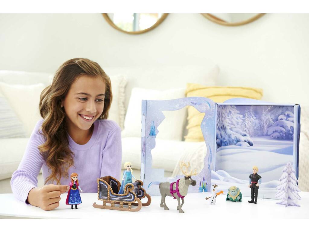 Frozen Minis Pack 6 Figuren aus klassischen Tales of Frozen Mattel HLX04