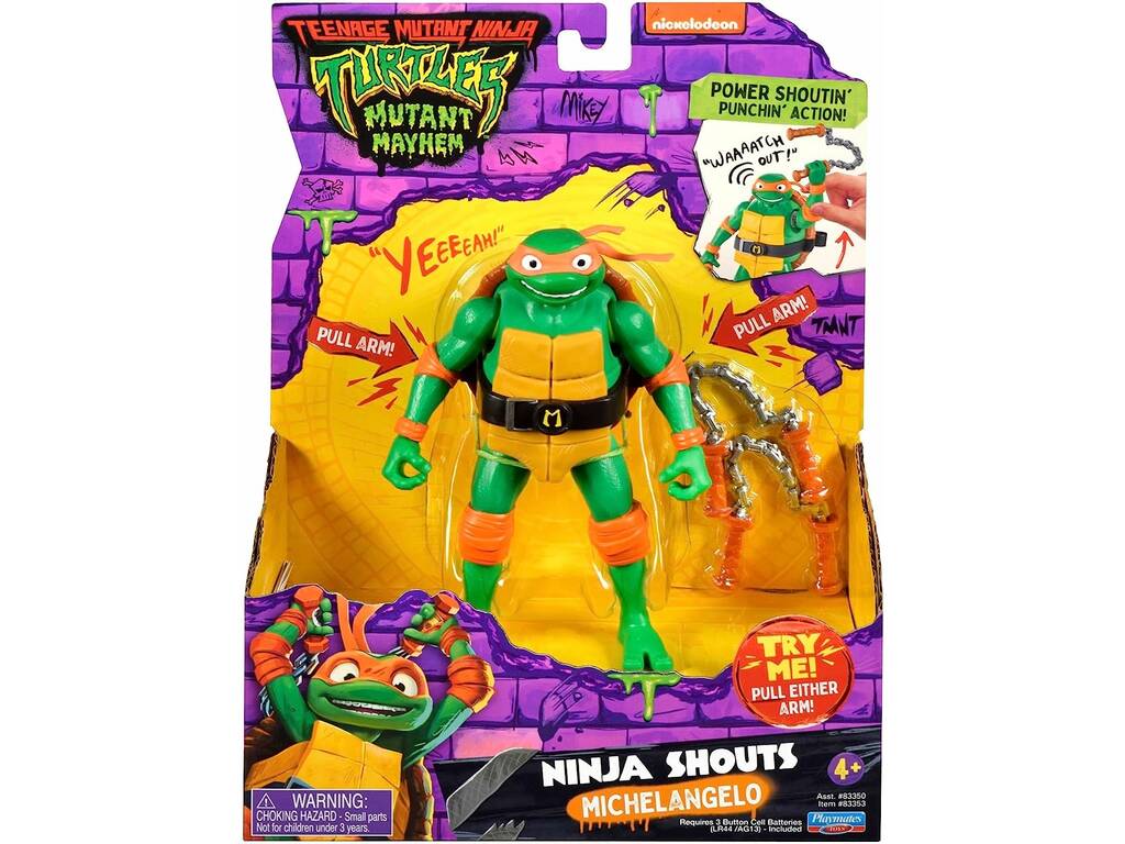 Tortugas Ninja Caos Mutante Figura Deluxe Famosa TU800000