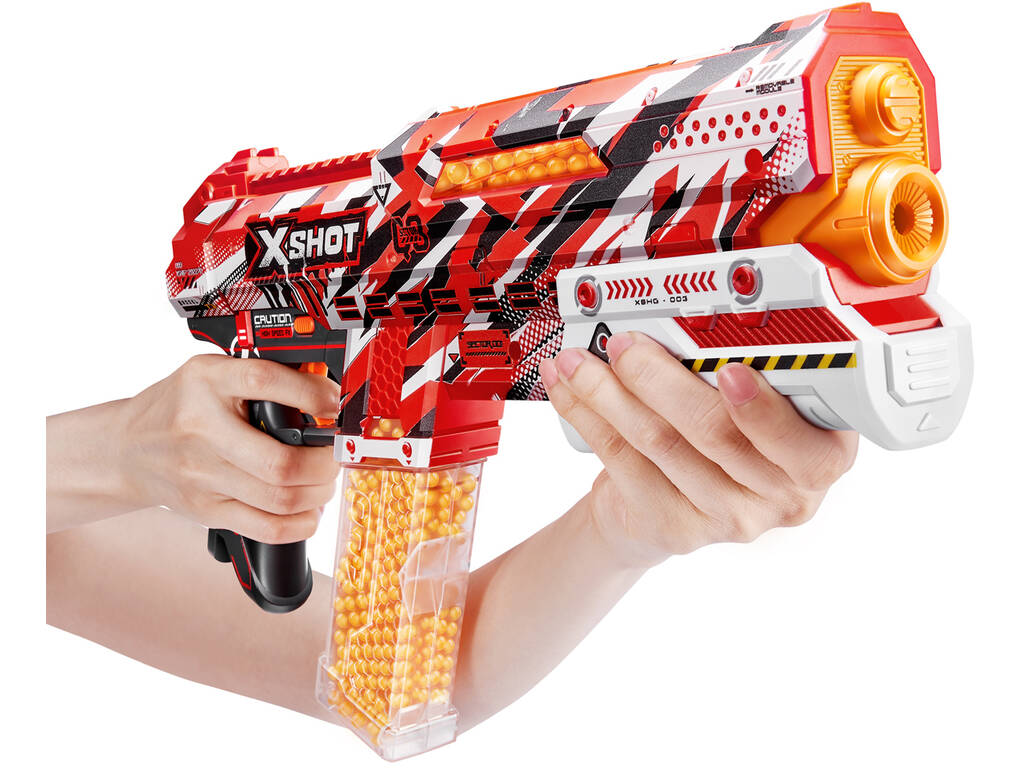 X-Shot Pistola Lanza Bolas Hyper Gel Clutch Zuru 36622