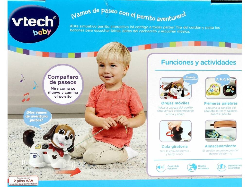 Cãozinhos para Crianças Passeios e Aventuras Vtech 565022