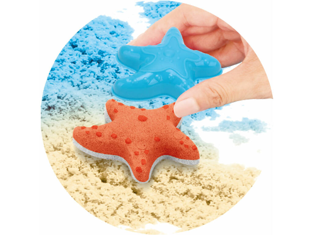 Sabbia magica dell'oceano 2x250 g con accessori