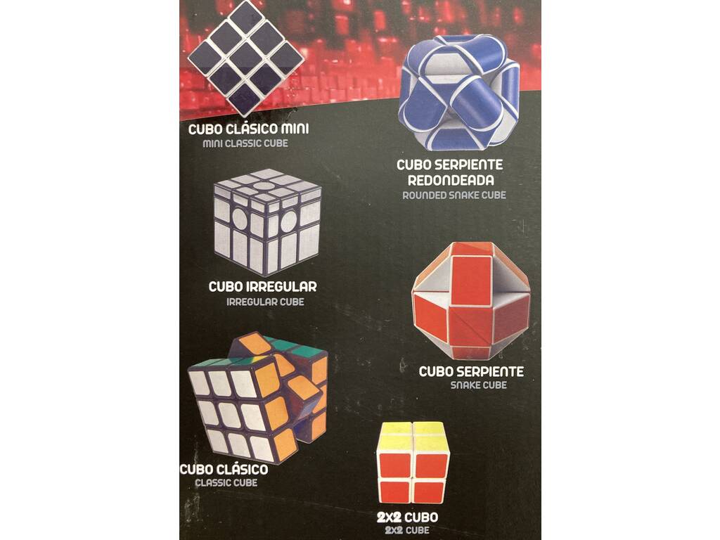 Pack di 6 cubi magici