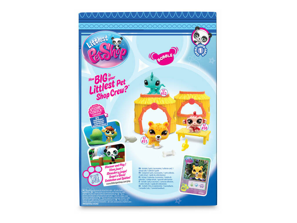 Littlest Pet Shop Tiki Jungle Set Bandai BF00515
