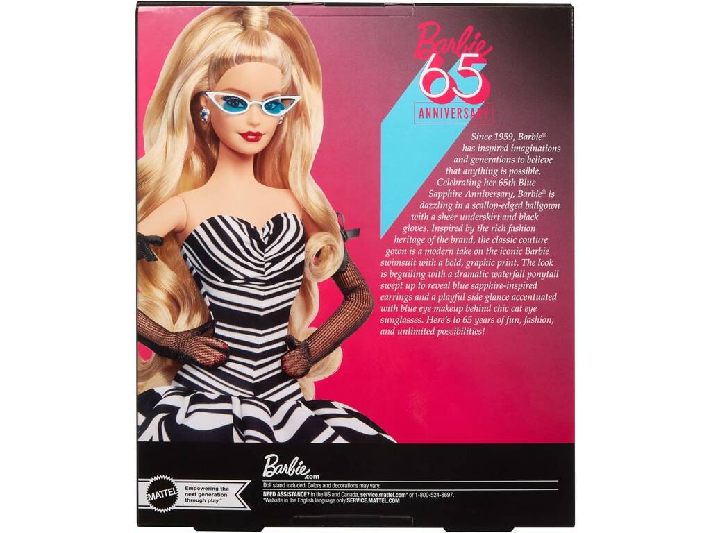 Barbie Signature Barbie 65. Jubiläumspuppe Mattel HRM58