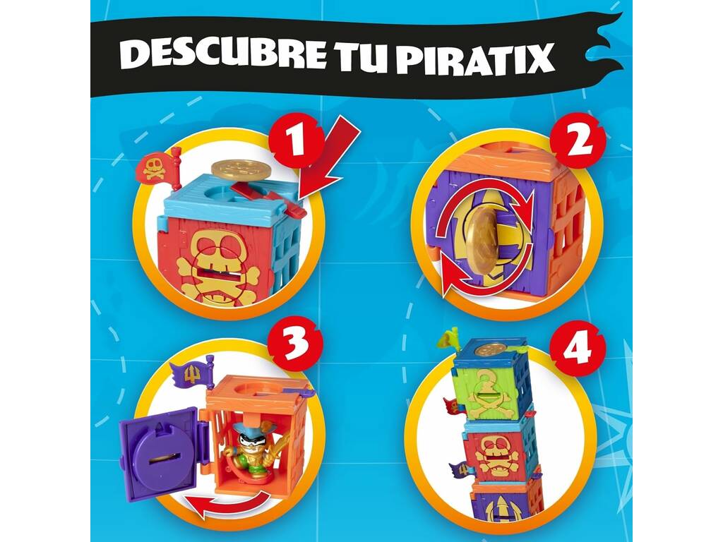 Piratix Golden Treasure Series Pack Adventure Magic Box PPX1D226IN00