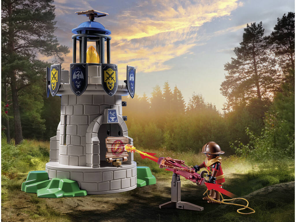 Playmobil Novelmore Torre de Caballeros con Herrero y Dragón 71483