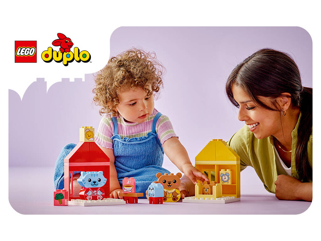 Lego Duplo routine quotidiana: mangiare e dormire 10414