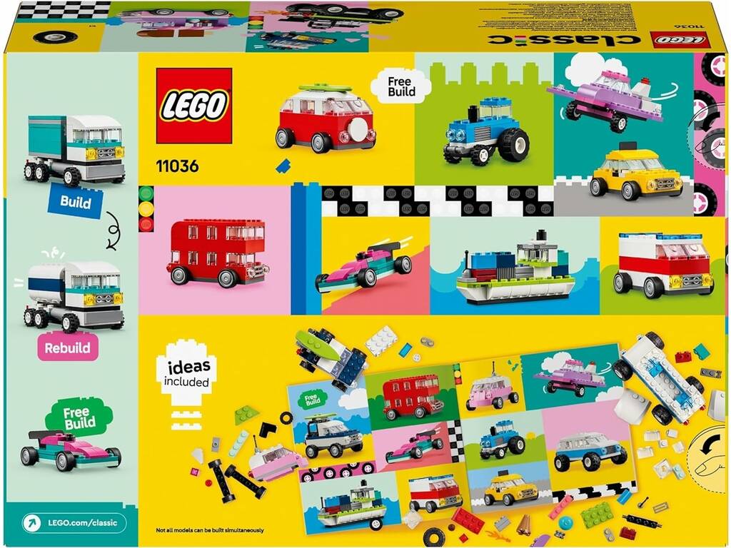 Lego Classic Vehículos Creativos 11036
