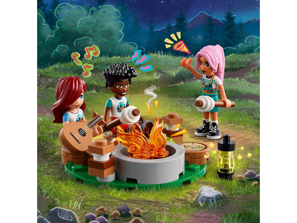 Lego Friends Campamento de Aventura: Cabañas Confortables 42624