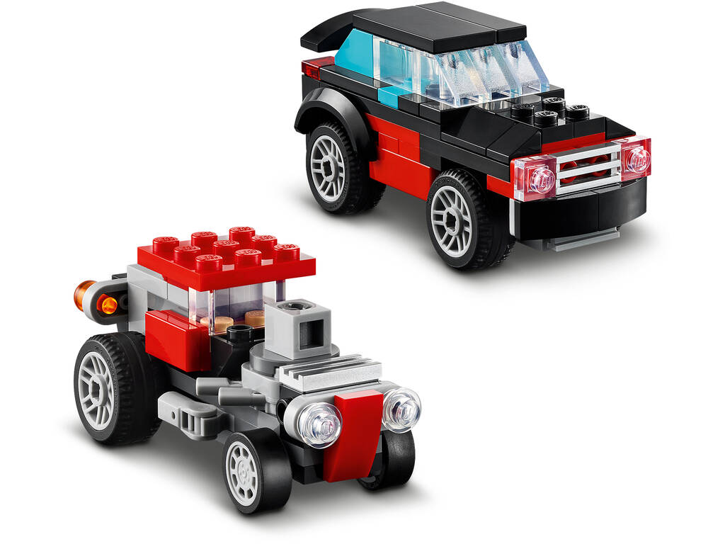 Lego Creator 3-in-1-Plattformwagen mit Hubschrauber 31146