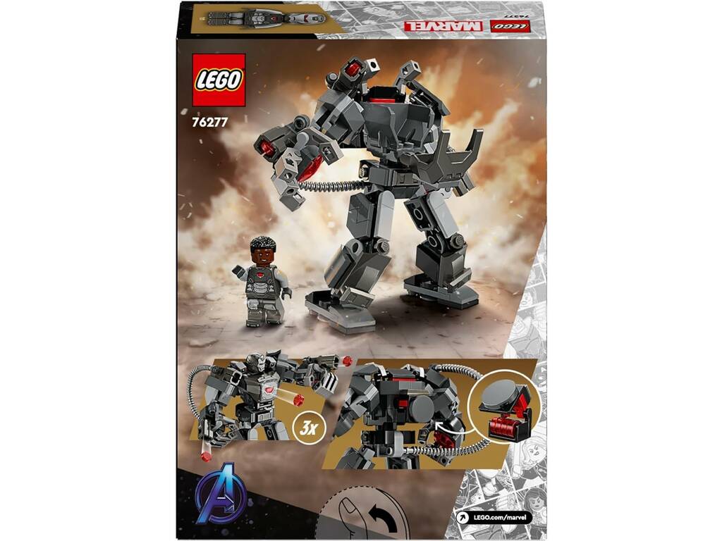 Lego Marvel The Infinity Saga Armadura Robótica de Máquina de Guerra 76277