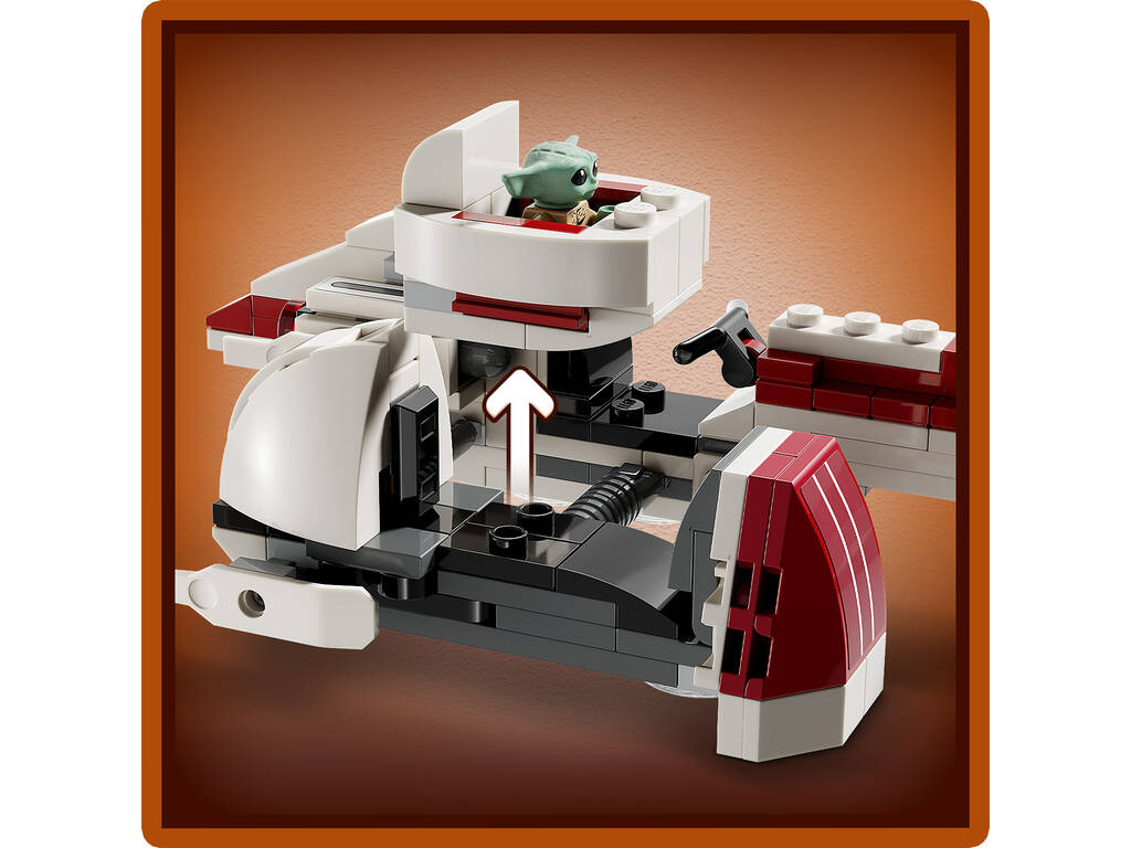 Lego Star Wars Huida en Speeder BARC 75378