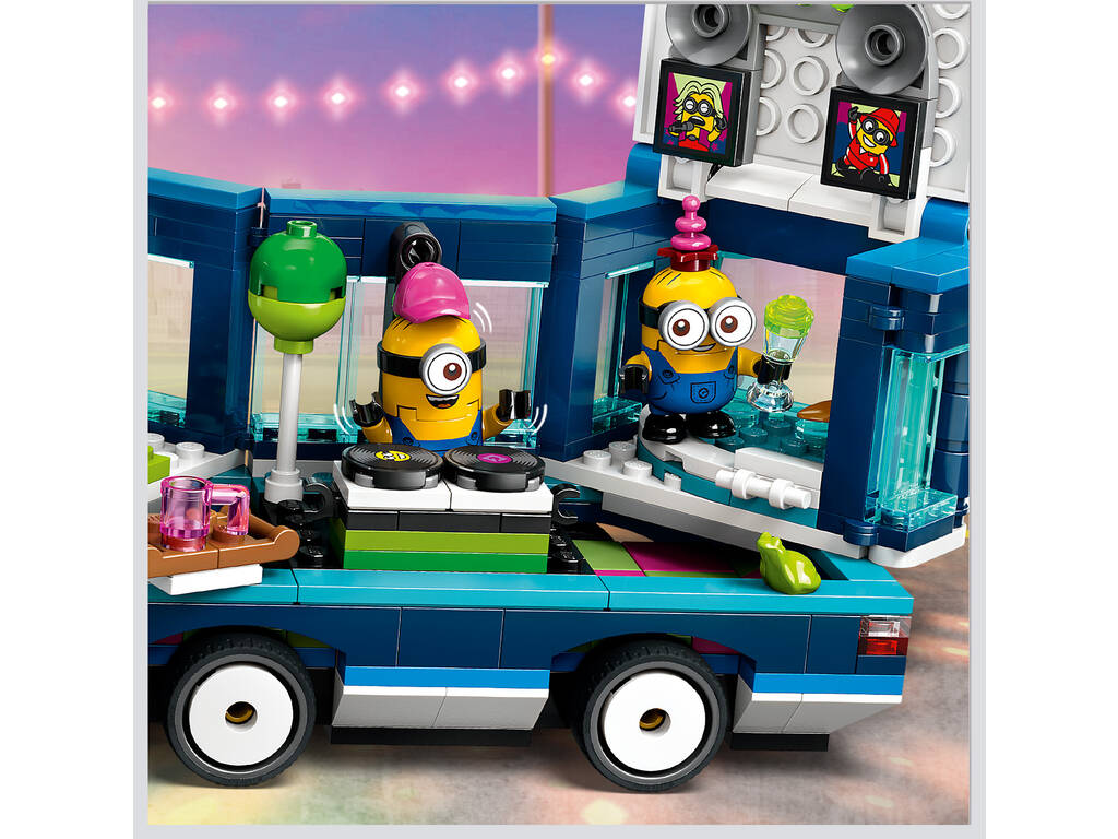 Lego Gru 4 My Favourite Villain Autobus della festa Musicale dei Minions 75581