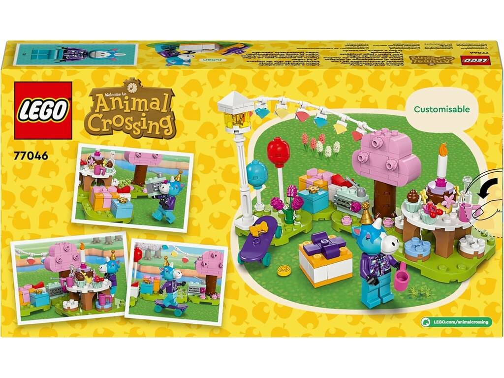Lego Animal Crossing Festa de Aniversário do Azulino 77046