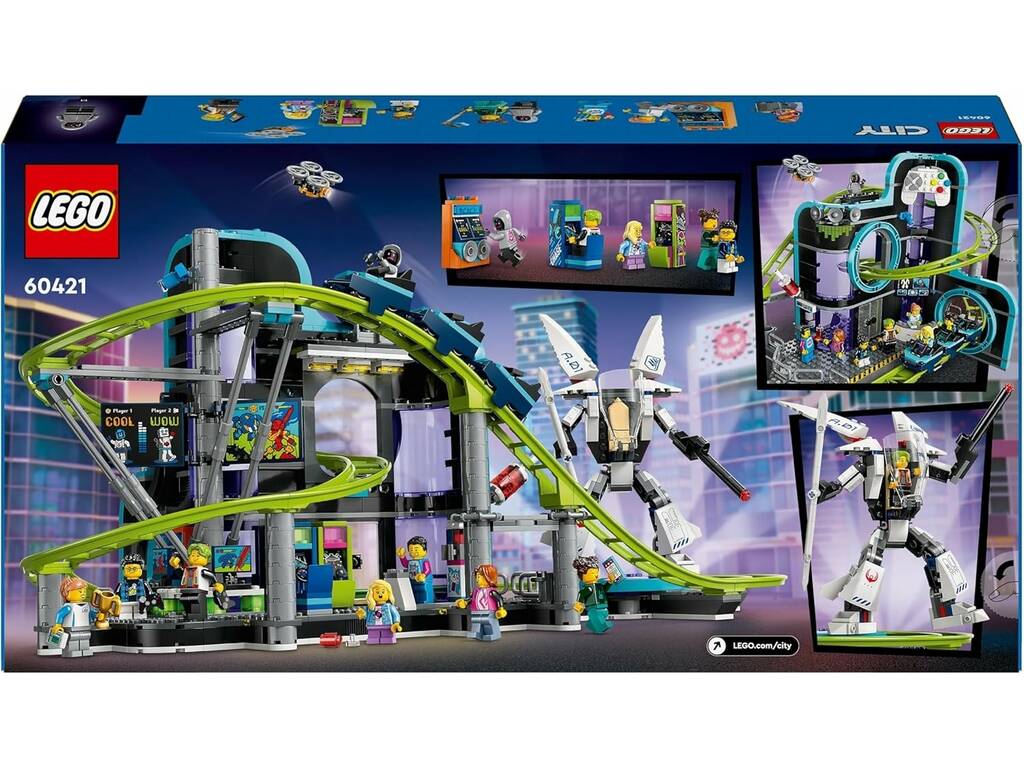 Lego City Montaña Rusa de Robot World 60421