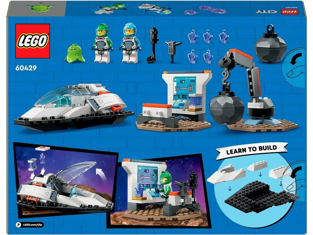 Lego City Vaisseau spatial et découverte d'astéroïdes 60429