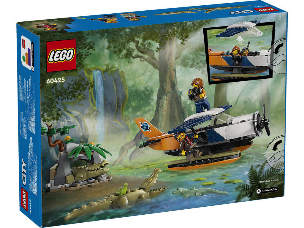 Lego City Exploration Esploratori della giungla Idroplano 60425