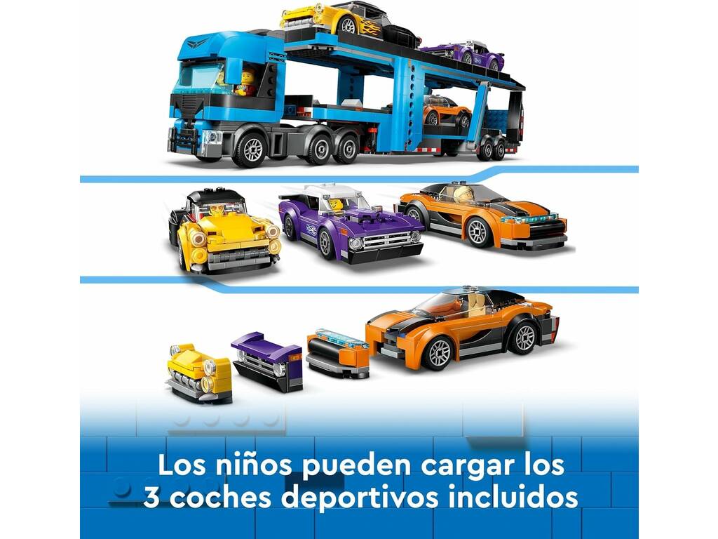 Lego City Camion da trasporto con auto sportive 60408