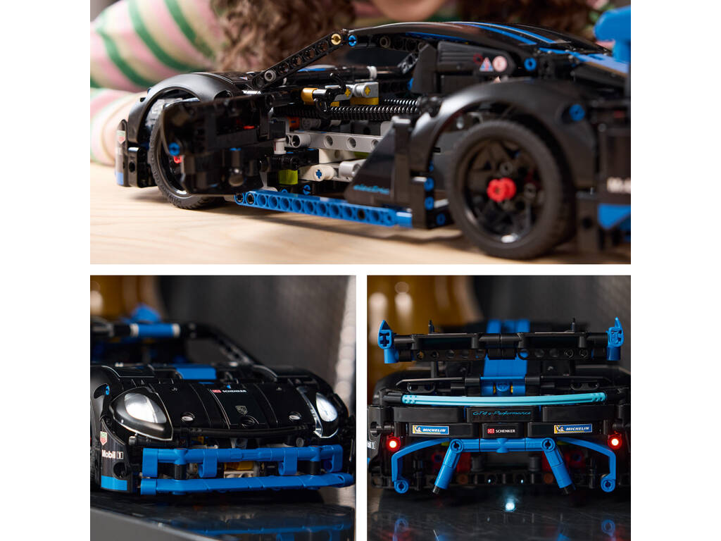 Lego Technic Auto da corsa Porsche GT4 e-Performance 42176