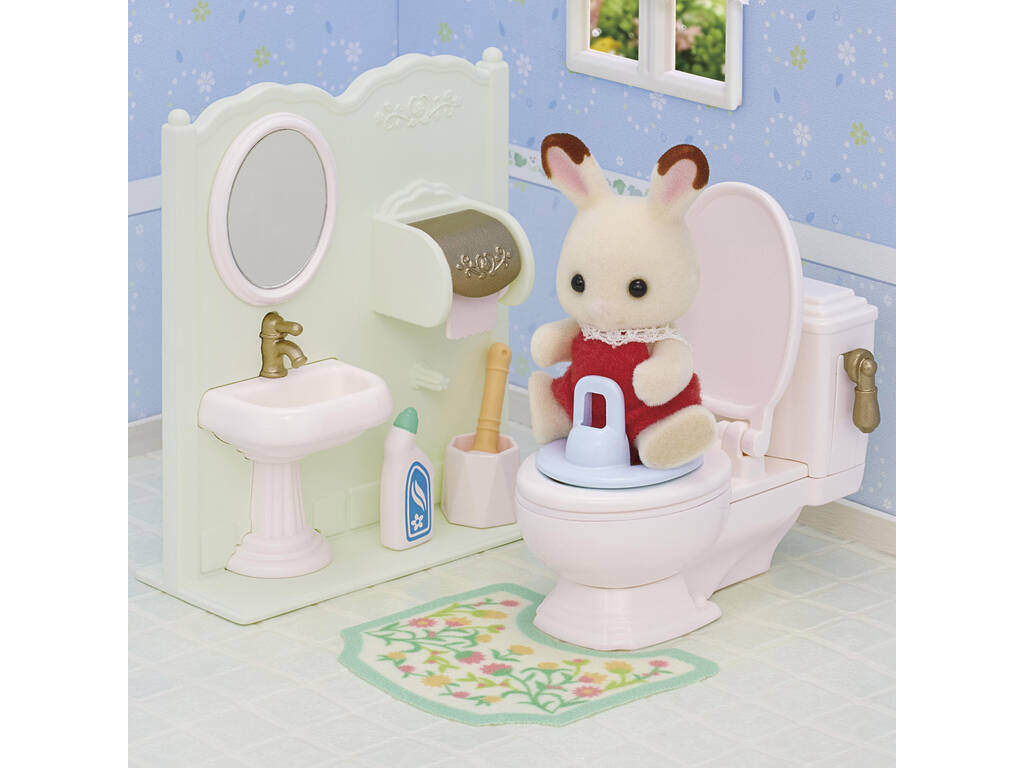 Sylvanian Families Set da bagno Epoch Para Imaginar 5740