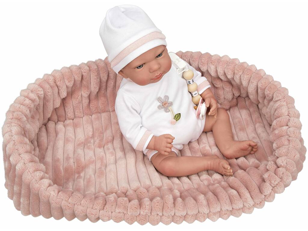 Lola Reborn Baby Doll 40 cm. avec nacelle Arias 98110