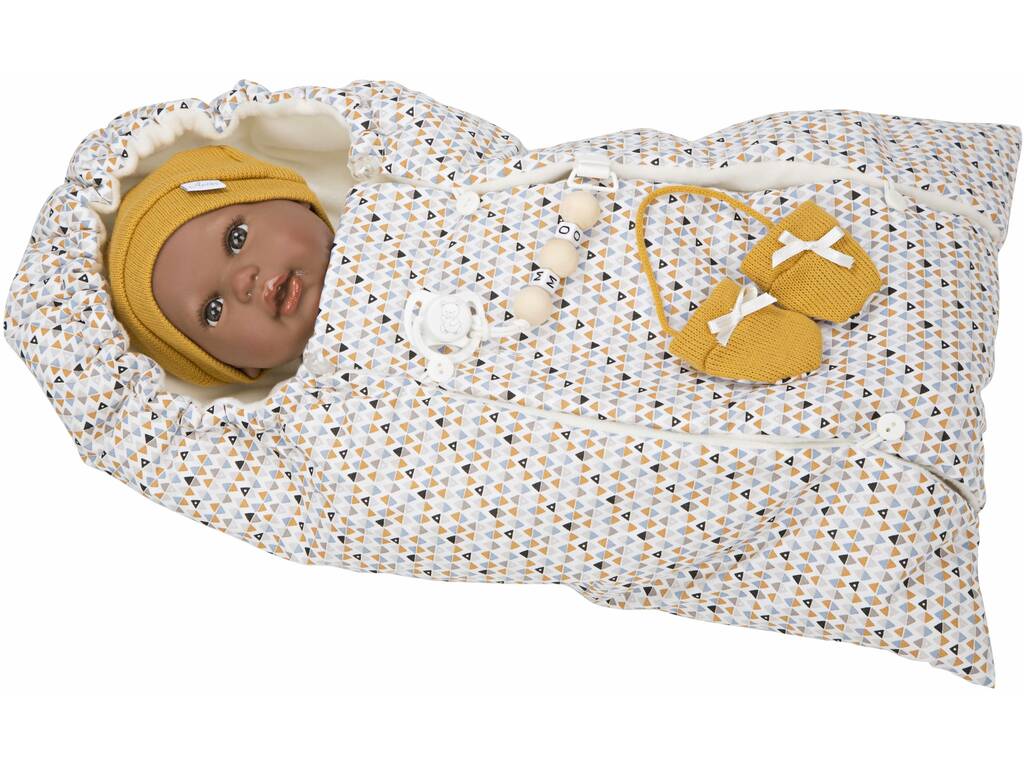 Reborn-Babypuppe 45 cm. Raphael mit Tragetasche Arias 98120