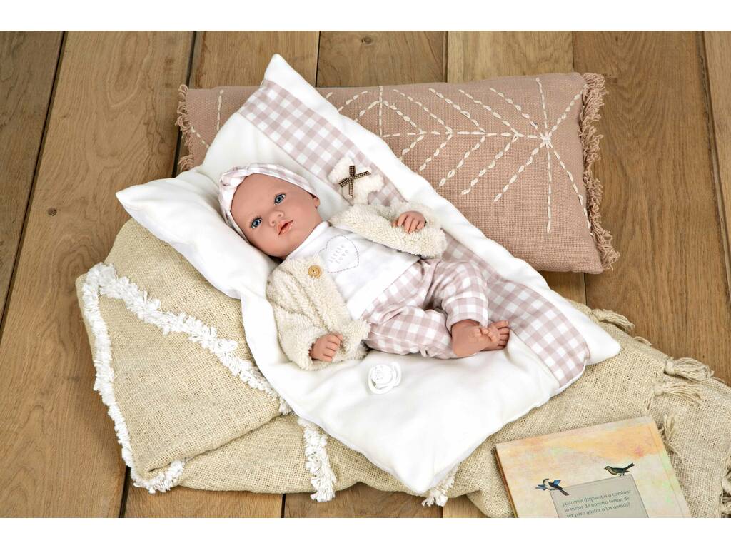 Baby Doll Elegance Aria Pink 40 cm. avec coussin Arias 60824