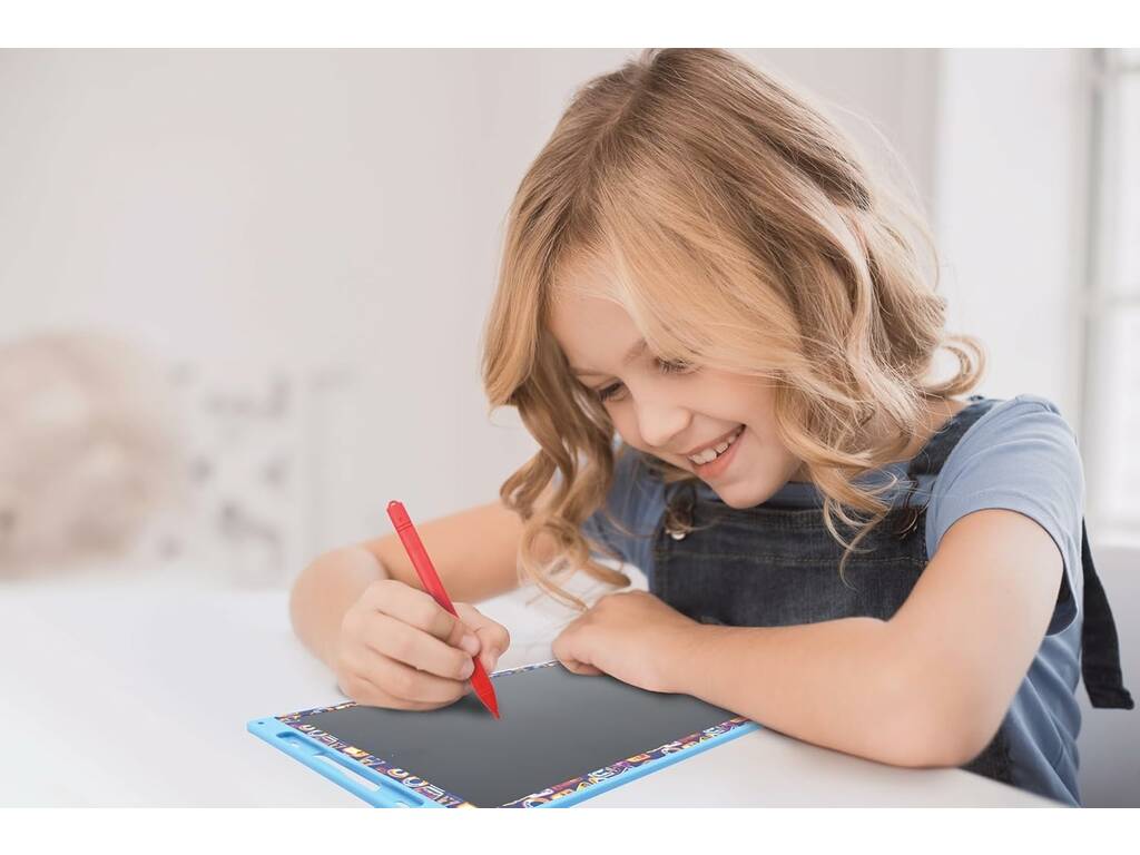 Tablette magique de dessin et d'écriture Paw Patrol avec pochoirs