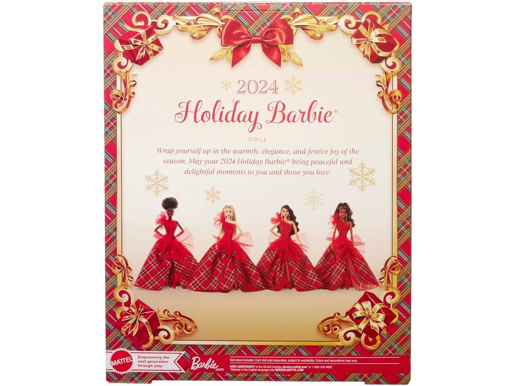 Barbie Signature Holiday Barbie 2024 Mattel HRM61