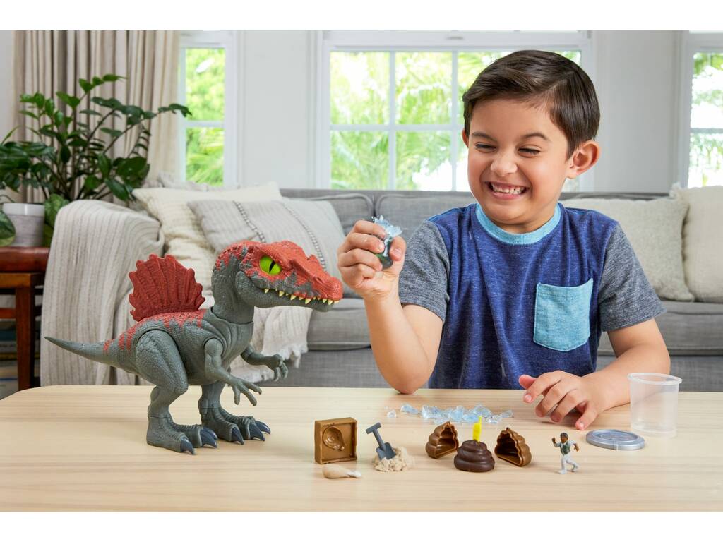 Jurassic World Spinosaurus Distruggi Gabbie Mattel HTP71