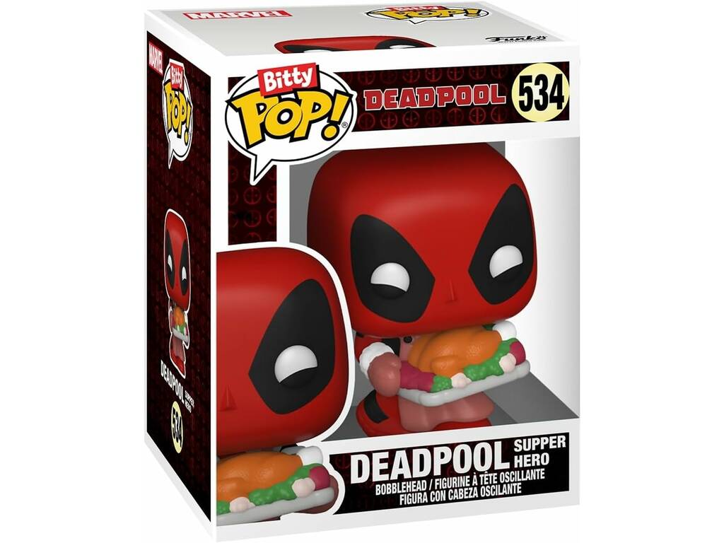 Funko Pop Bitty Deadpool Pack 4 Mini Figuras 84960