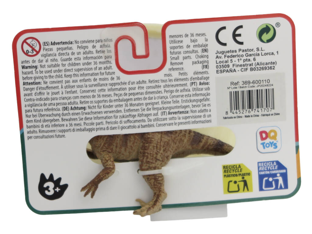 Dinossauro Figura Velociraptor de 12 cm