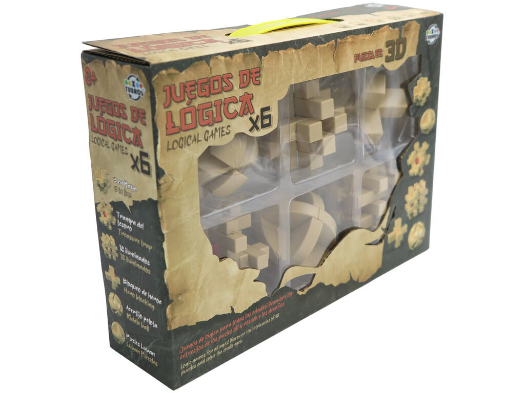 Juegos de Lógica Set 6 Puzzles 3D