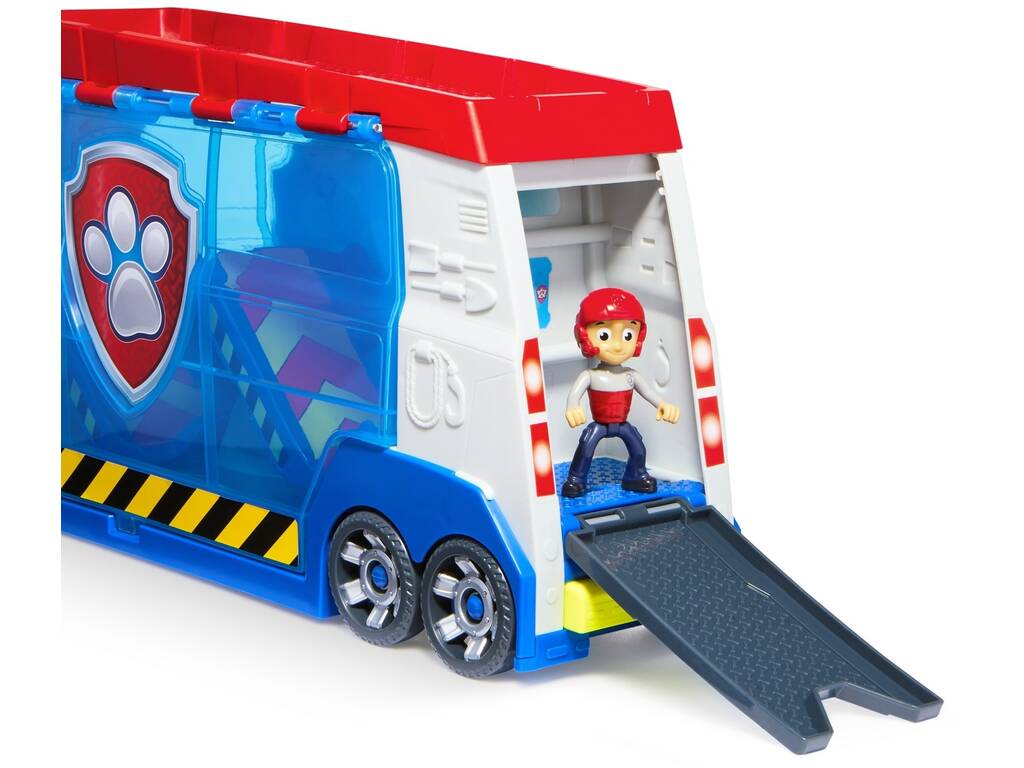 Paw Patrol Veicolo Patroller Launch & Rescue con figura Ryder e Quad Spin Master 6069338