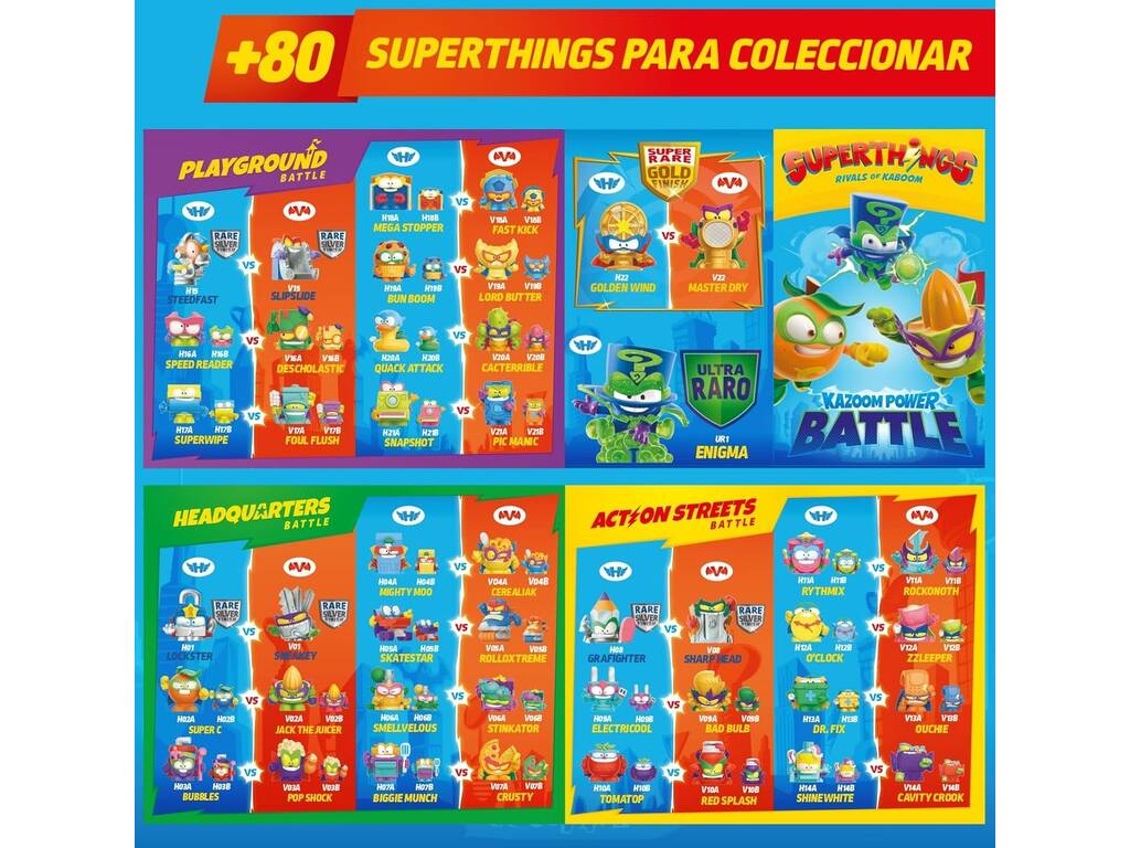 SuperThings Rivals Of Kaboom Kazoom Power Battle Pack 10 Figuras Magic Box PST15B016IN00