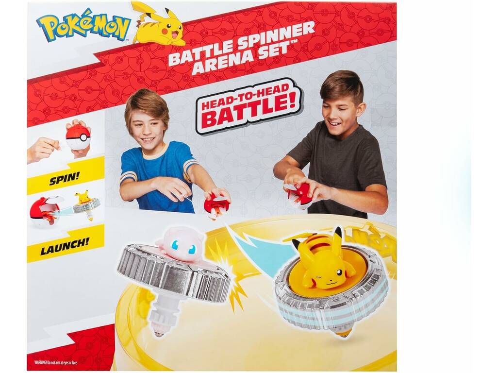 Pokémon Battle Spinner Arena Set avec Pikachu et Mew Bizak 63224403