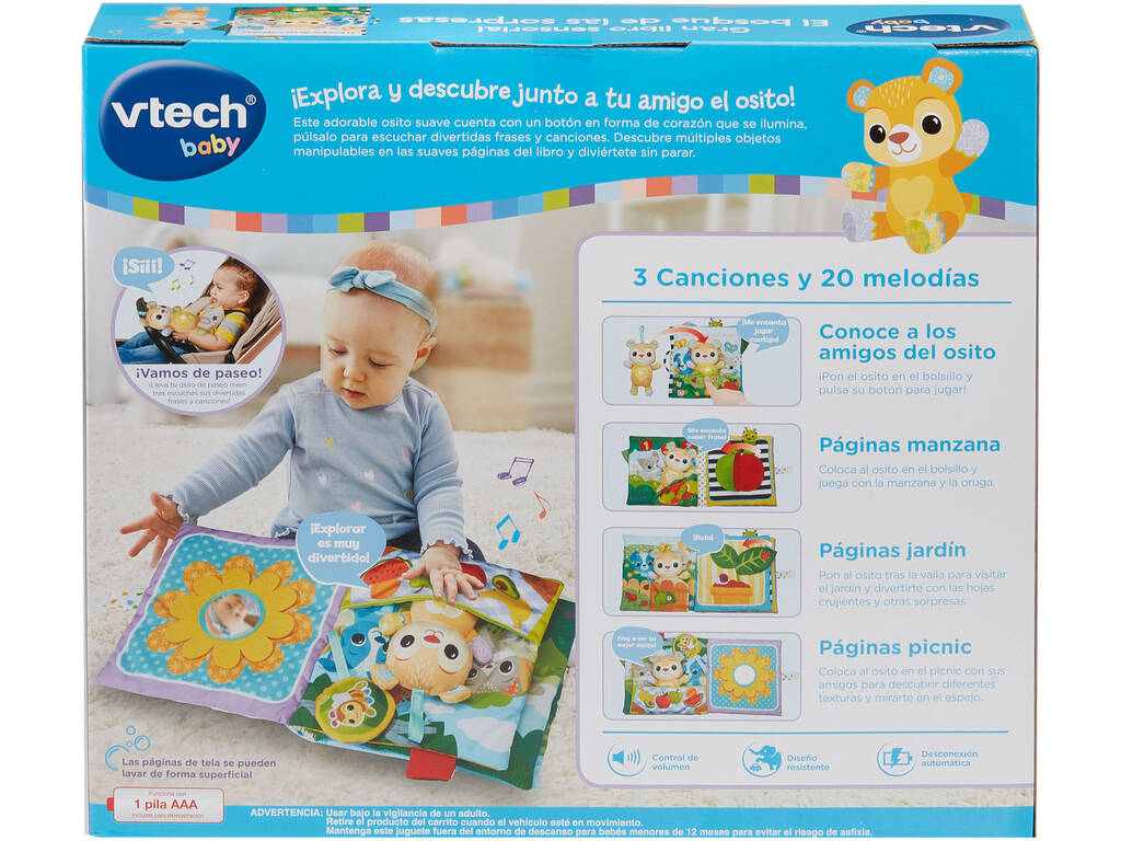 Il grande libro sensoriale La Foresta delle Sorprese Vtech 80-574322