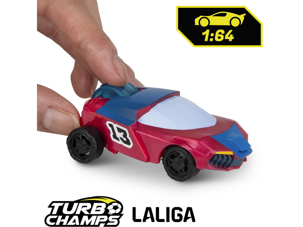 Turbo Champs La Liga Pack Vehículo con Accesorios IMC Toys 926400