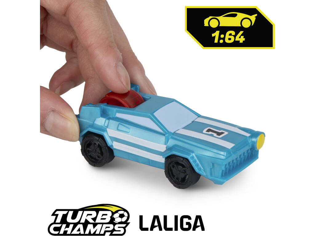 Turbo Champs La Liga Pack 2 Vehículos con Porterías IMC Toys 927353