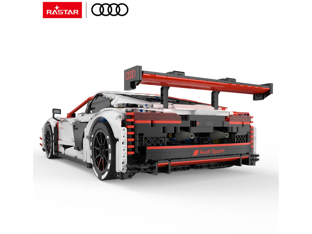 Audi R8 LMS GT3 Blanco Radio Control 1:8 Construible de 3322 Piezas