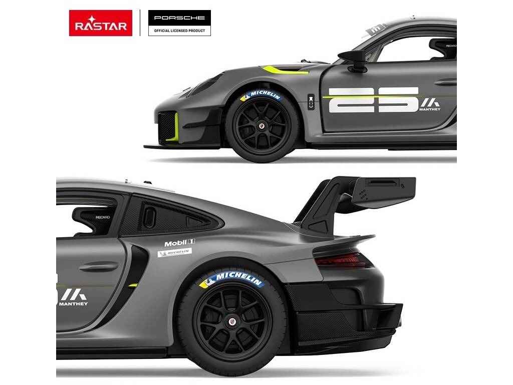 Porsche 911 GT2 RS Clubsport 25 Nera Radiocomandata 1:18 Costruibile con 68 pezzi