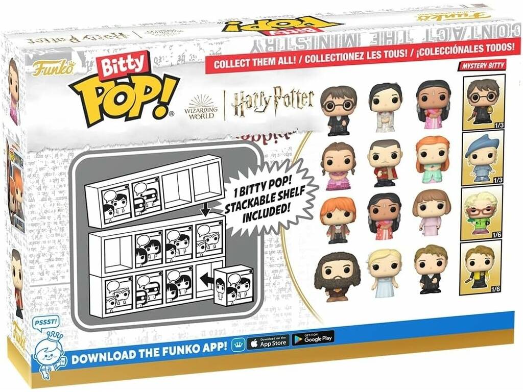 Funko Pop Bitty Harry Potter Pack 4 Mini Figuras con Harry Potter