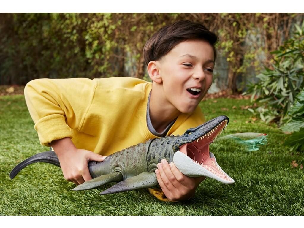 Jurassic World Rebirth Figurine Mosasaurus Bite’N Blast de 60 cm