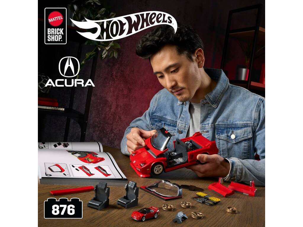 Hot Wheels Elite Series 90 Acura NSX de 876 pièces