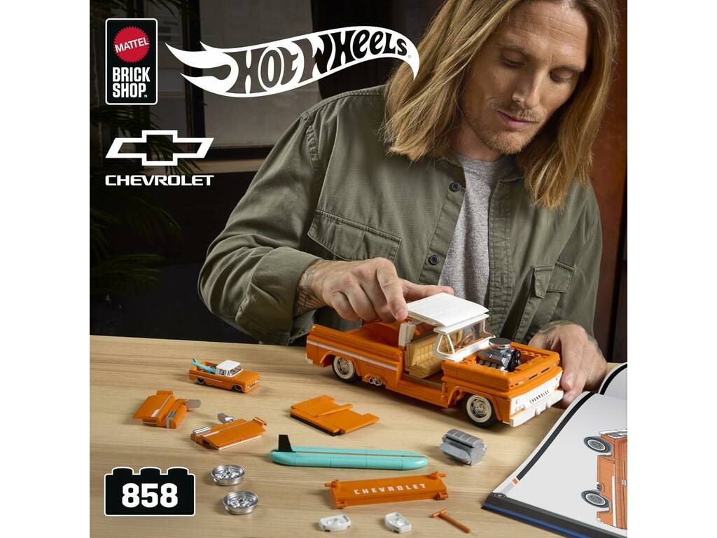 Hot Wheels Speed Series Custom 62 Chevy Pickup de 858 Piezas