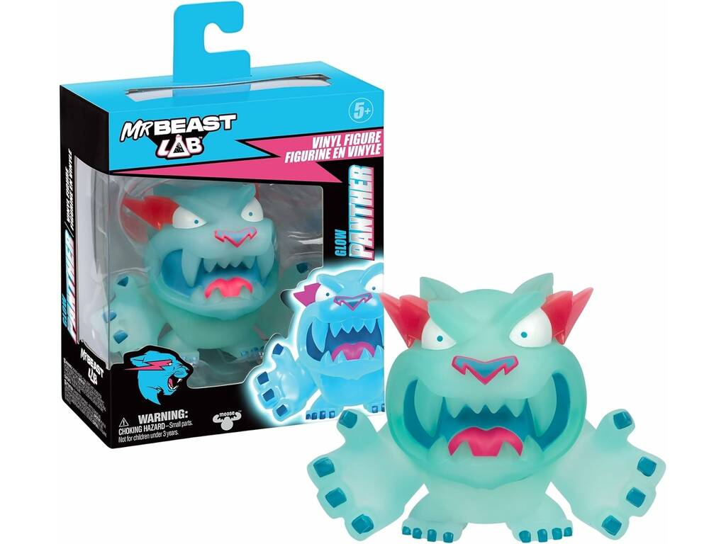Mr Beast LAB Figura de Vinil Panther de 8 cm