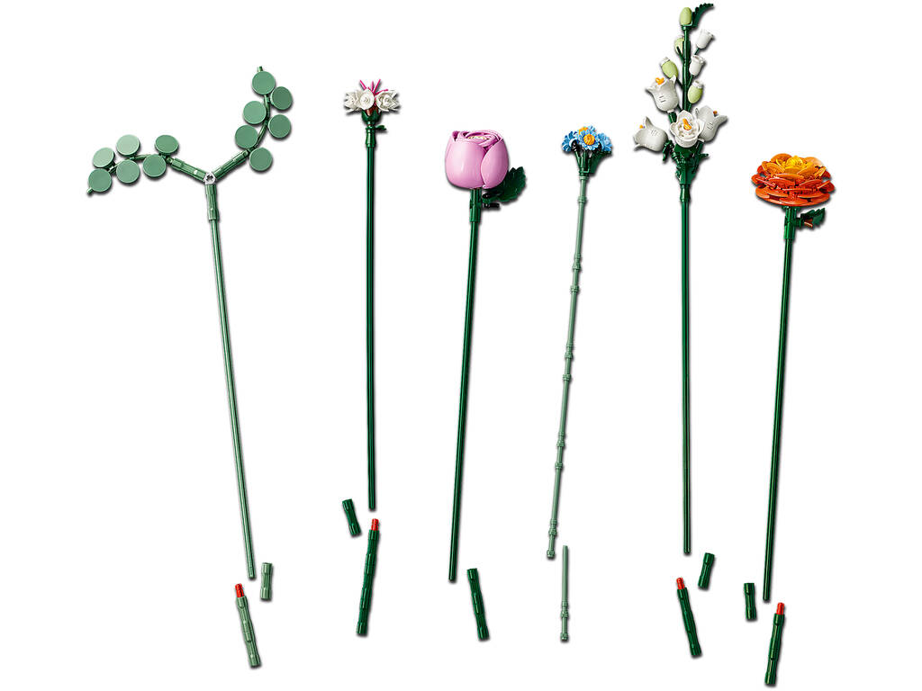 Lego Botanicals Bouquet di fiori fantasia in rosa