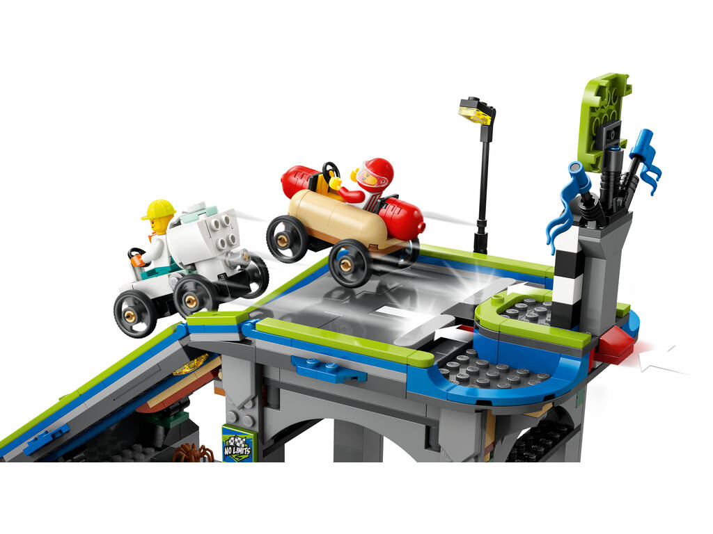 Lego City Sin Límites: Rampa de Aceleración para Coches de Carreras