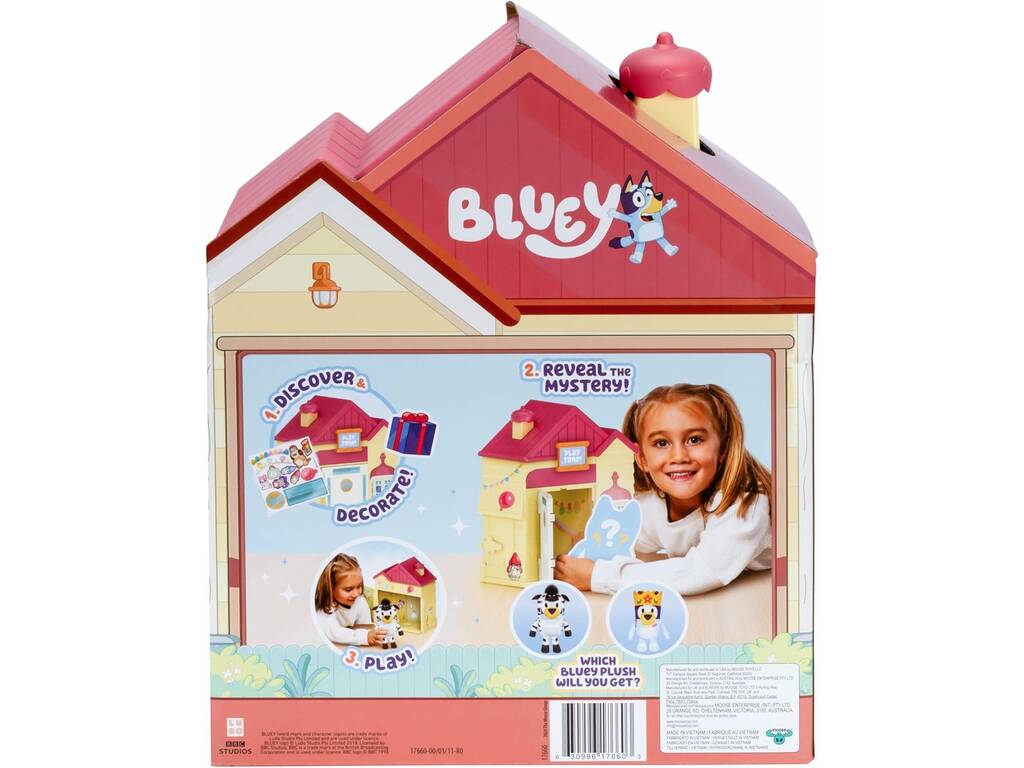 Bluey Casa com Peluche Surpresa