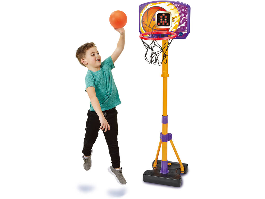 Panier de basket-ball avec affichage électronique